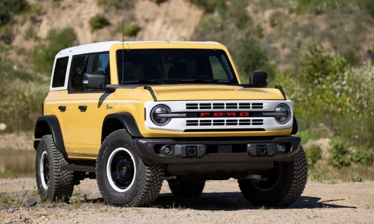 2024 Ford Bronco Heritage in the desert