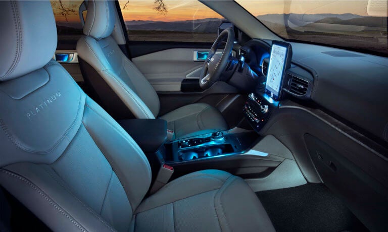 2024 Ford Explorer interior front seats